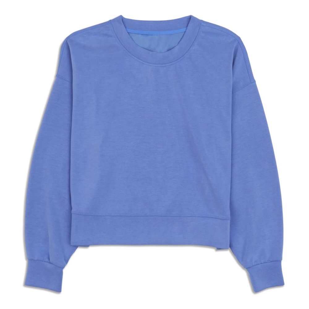 Lululemon Size 10 Softstreme Perfectly Oversized Crop Crew Sweatshirt